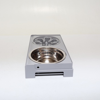 Feandrea Elevated Dog Bowl, miska na kŕmenie so stojanom, výškovo nastaviteľná a sklopná kŕmna