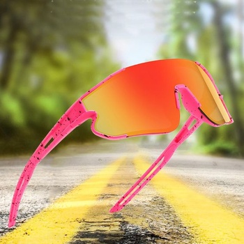Detské cyklistické okuliare, športové okuliare, ochrana UV400, polarizačné slnečné okuliare, flexibilné