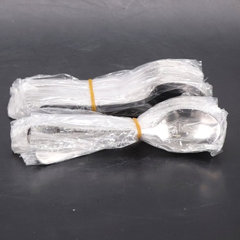 36dielna sada čajových lyžičiek z nerezovej ocele (14 cm) – vhodná do umývačky riadu, kávové lyžičky na