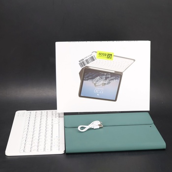 Puzdro s klávesnicou pre iPad 9/8/7 generácie (2021/2020/2019) 10,2 palca, mäkká TPU zadná strana s