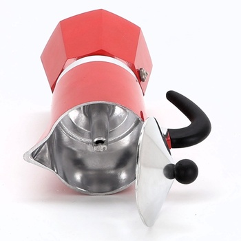 Moka kanvica Bialetti 4963 Rainbow červená