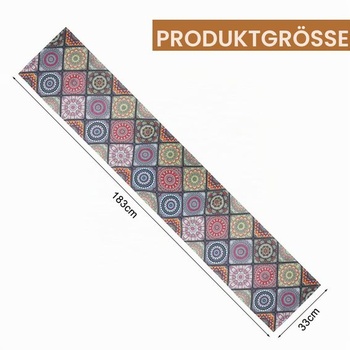 Artoid Módne boho vintage geometrický marocký mandala behúň na stôl, kuchynský jedálenský stôl