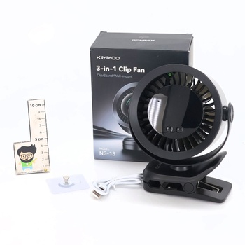 KIMMOO Ventilátor Kimmoo Clip Dobíjacie, Mini