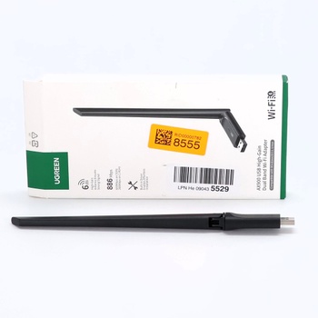 UGREEN WLAN Stick AX900 Primárny WLAN adaptér pre PC s anténou, dvojpásmový 2,4G/5GHz, internetový