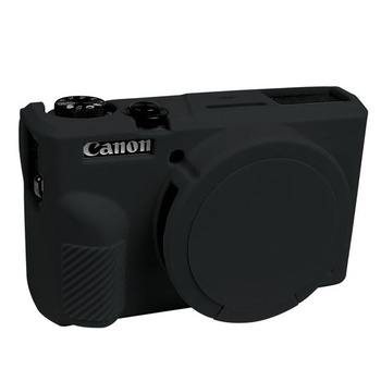 Taška Easy Hood pre fotoaparát Canon G7 X Mark III, silikónové ochranné púzdro, čierna 2