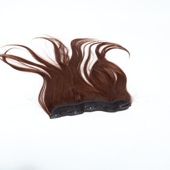 Hnědé Clip in vlasy, 45 cm S-noilite