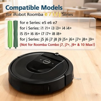 Súprava 4 valcových kief pre iRobot Roomba radu E/I/J e5 e6 e7 i1 i1+ i2 i3 i3+ i4 i4+ i6 i6+i7 i7+