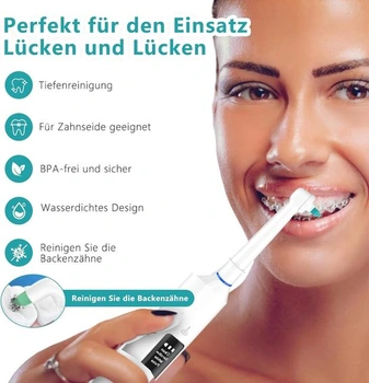 2 medzizubné kefky, kefky na medzizubné priestory Oral-B, biele