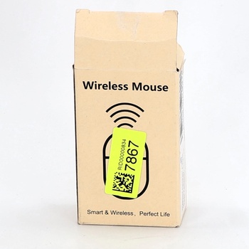 Dobíjacia bezdrôtová myš TQQ, 7farebne podsvietená myš s 2,4 GHz mini USB prijímačom, herná myš,