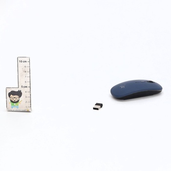 Dobíjacia bezdrôtová myš TQQ, 7farebne podsvietená myš s 2,4 GHz mini USB prijímačom, herná myš,