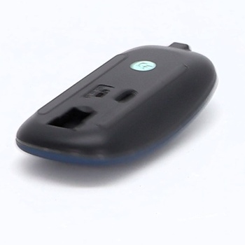 Dobíjacia bezdrôtová myš TQQ, 7farebne podsvietená myš s 2,4 GHz mini USB prijímačom, herná myš,