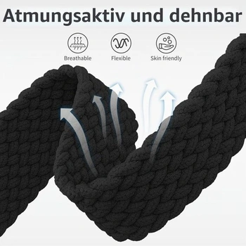 Pletené remienky Chinbersky kompatibilný s Apple Watch 44mm 45mm 46mm 49mm 42mm, magnetická spona,