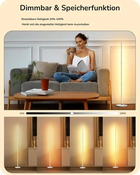 Vysoká stojací lampa Edishine TF0514