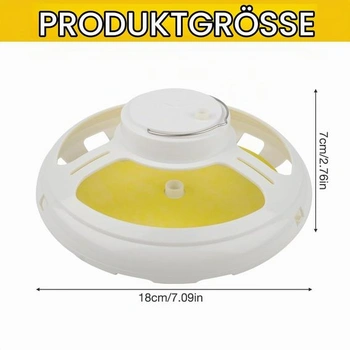 Elektrická past na blechy do bytů, kupolová past na blechy s 5 lepicími disky, LED světelná past na