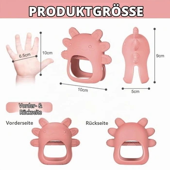 Vicloon detské hryzátko, hračka a pomôcka na prerezávanie hryzátok pre 3, 6, 9 a 12 mesiacov,