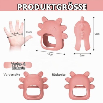 Vicloon dětské kousátko, hračka a pomůcka na prořezávání kousátek pro 3, 6, 9 a 12 měsíců,