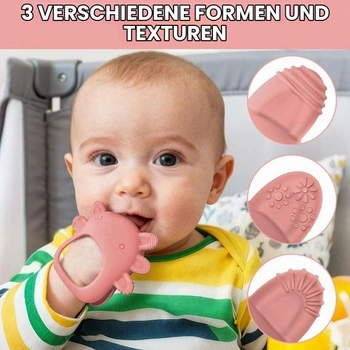 Vicloon detské hryzátko, hračka a pomôcka na prerezávanie hryzátok pre 3, 6, 9 a 12 mesiacov,