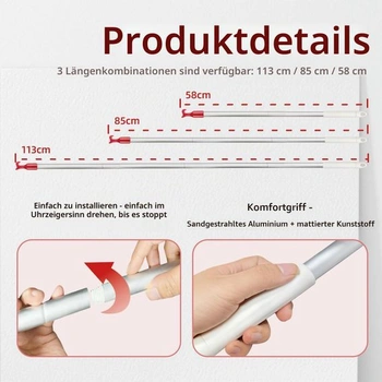 Půdní hák, tažný hák na půdní schody - táhlo na půdní schody, teleskopický půdní hák, tyčový hák na