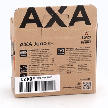AXA Juno Battery Auto Off 50 mm – Zadné svetlo na batérie – 2 batérie AAA súčasťou balenia –