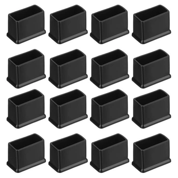 QUARKZMAN 16 kusů PVC čtvercových krytek nohou židle 30 mm…