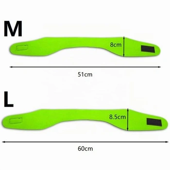 Lohill 3dílná plavecký náušník, vysoce elastický, vodotěsný, zelený, modrý, černý, 60 cm