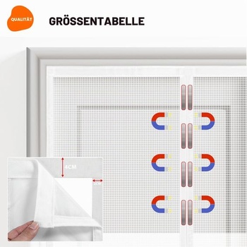 Sieť proti hmyzu SCREEN DOOR 180 x 220 cm