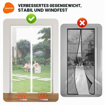 Sieť proti hmyzu SCREEN DOOR 180 x 220 cm