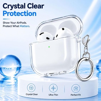 Kompatibilné s puzdrami na AirPods 5/4, puzdrami na AirPods 5/4, puzdrami na AirPods 4 A - Biele - 5