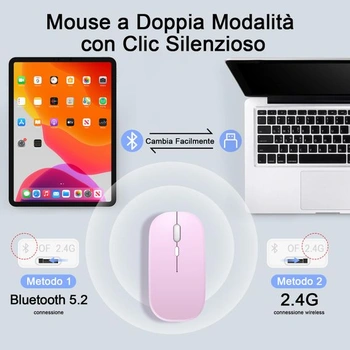 Prenosná Bluetooth klávesnica a myš SOPPY, mini klávesnica, dobíjacia, bezdrôtová klávesnica pre