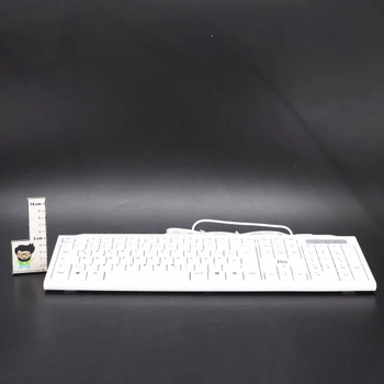 Rii Wired Slim Business klávesnica (USB) pre počítač, notebook (Windows a macOS), QWERTZ nemeckej