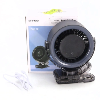 Ventilátor KIMMOO s klipem a LED displejem