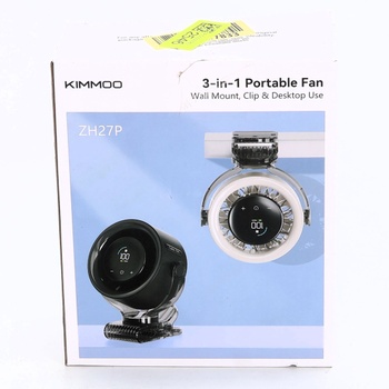 Ventilátor KIMMOO s klipem a LED displejem