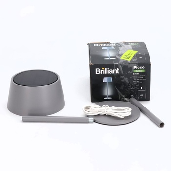 Venkovní stolní LED lampa Lightbox | Ø 13 cm | Bezdrátová venkovní lampa se solární energií |