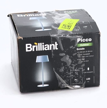 Venkovní stolní LED lampa Lightbox | Ø 13 cm | Bezdrátová venkovní lampa se solární energií |