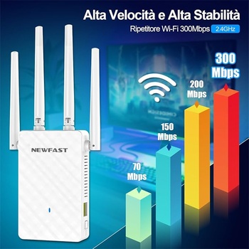 Zesilovač WiFi signálu Newfast