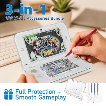 Súprava príslušenstva inRobert 3 v 1 pre konzolu Nintendo 3DS LL/XL