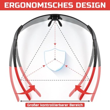 Okuliare s rýchloupínacou technológiou, cyklistické okuliare pre mužov a ženy, slnečné okuliare s ochranou
