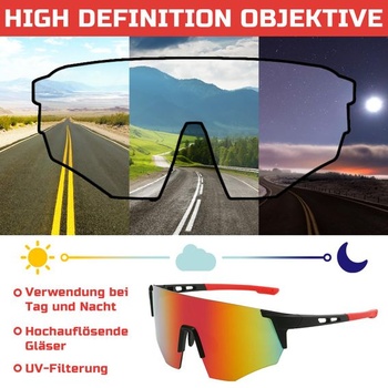 Okuliare s rýchloupínacou technológiou, cyklistické okuliare pre mužov a ženy, slnečné okuliare s ochranou