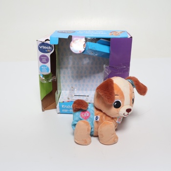 Vtech Crawl-with-Me Štěně – Interaktivní plyšová hračka, která leze, mluví, zpívá a sama přehrává