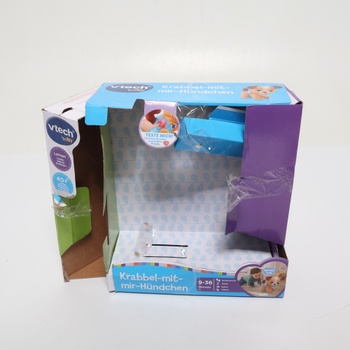 Vtech Crawl-with-Me Štěně – Interaktivní plyšová hračka, která leze, mluví, zpívá a sama přehrává