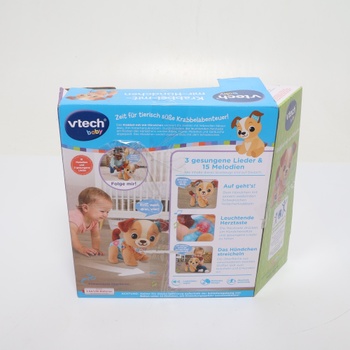 Vtech Crawl-with-Me Štěně – Interaktivní plyšová hračka, která leze, mluví, zpívá a sama přehrává