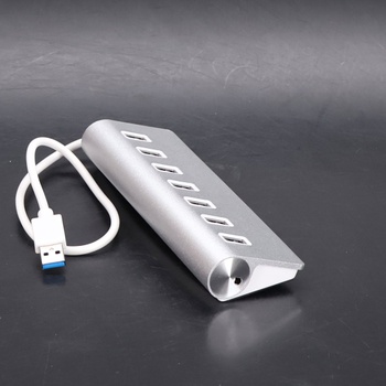 Herfair USB 3.0 Hub se 4 porty pro vysokorychlostní přenos dat, USB Hub 4 USB datové porty, USB Hub