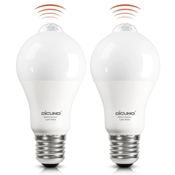 LED žárovka DiCUNO E27 s PIR pohybovým senzorem, 12W,…