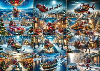 Vianočné puzzle Busy Santa Claus 1000 dielikov Vianočné…