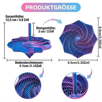3D Fidget hračka rozšírená senzorická fidget hviezda s rotujúcou ručnou hračkou pre úľavu od stresu,