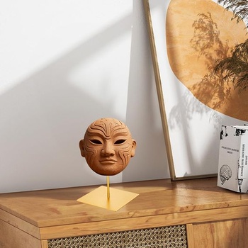 AHANDMAKER Kovový stojan na vystavenie zlatých štvorcových sôch, stojan na artefakty, držiak na