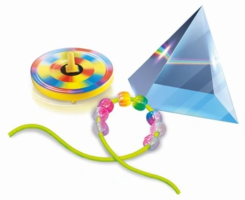 Galileov laboratórny experiment so svetlom a farbami - Detská vedecká sada Clementoni Galileov