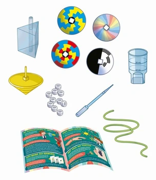 Galileov laboratórny experiment so svetlom a farbami - Detská vedecká sada Clementoni Galileov