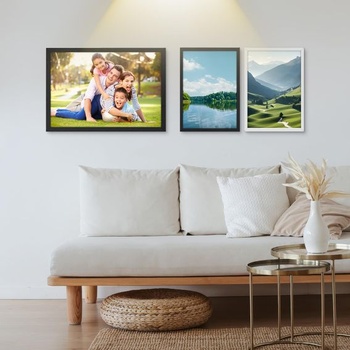 Fotorámik MEGAROOM A3 čierny (29,7x42cm) – Nerozbitné plexisklo a vysoko kvalitné MDF so vzhľadom
