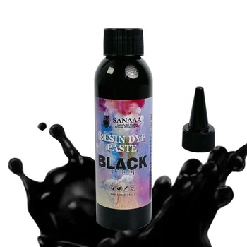 SANAAA 120ml epoxidová barevná pasta, černá pryskyřičná…